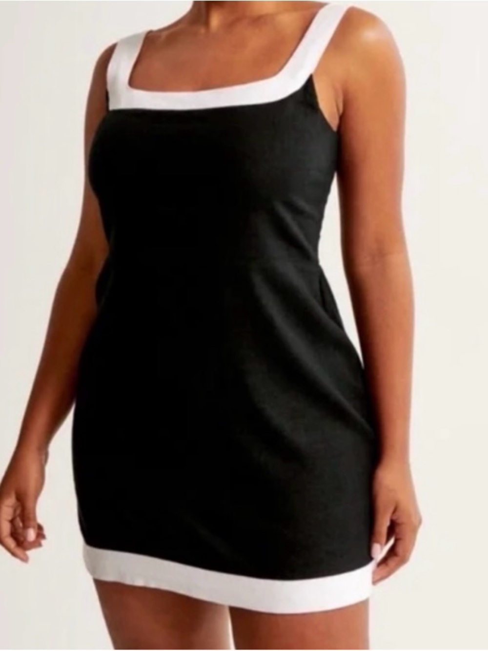 Abercrombie & Fitch Black and White Contrast Dress